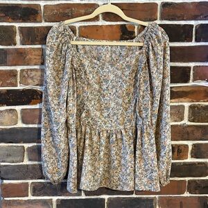 Floral Print Women's Top